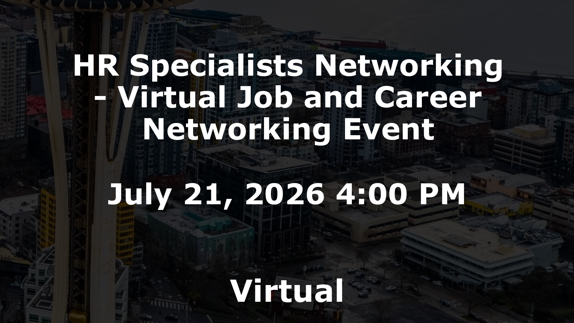 HR Specialists Networking - Virtual Job and Career Networking Event event image